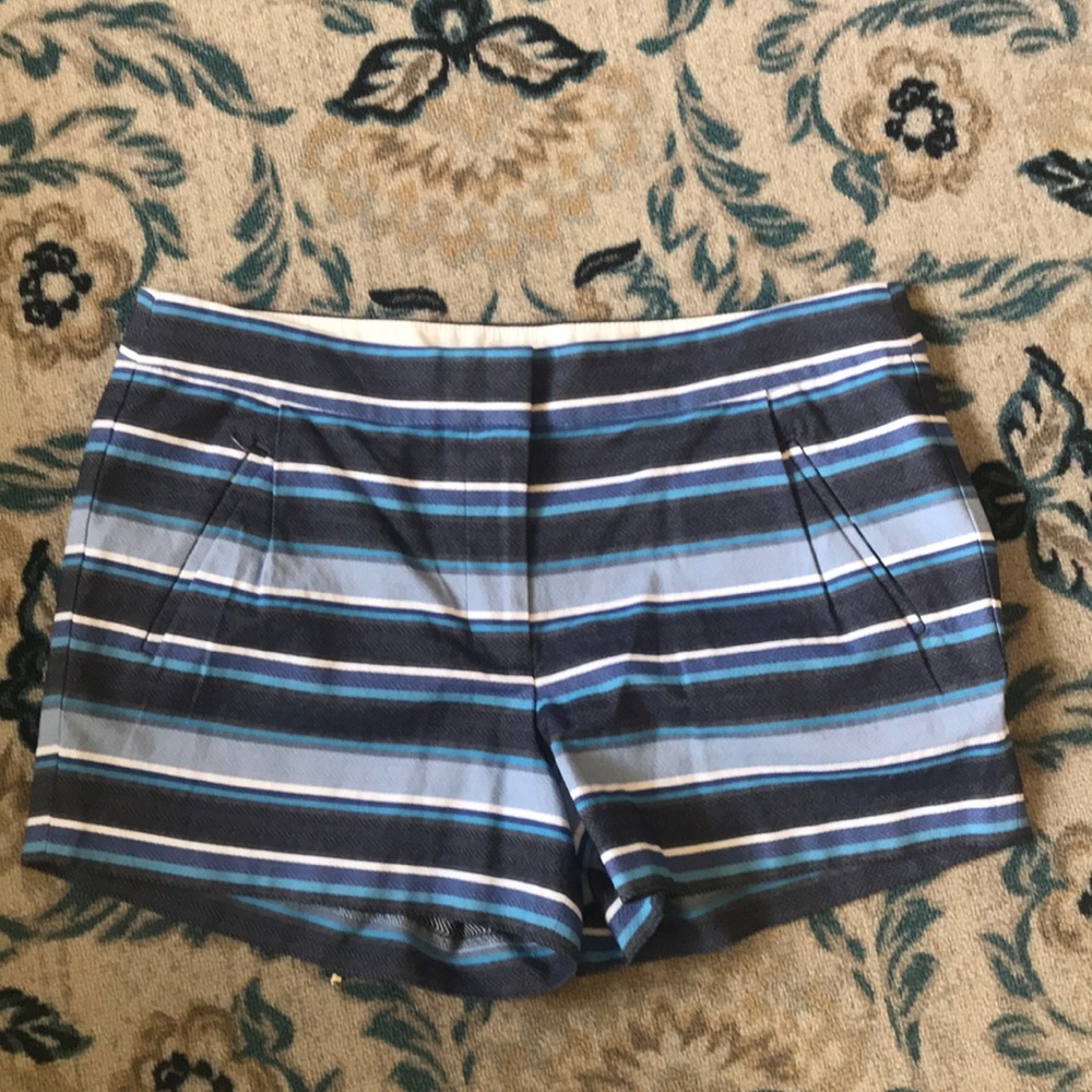 J. Crew Striped Shorts Size 8